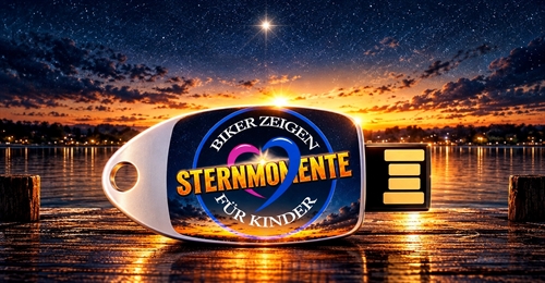 HARDY&Friends - STERNMOMENTE / BIKER ZEIGEN HERZ F�R KINDER, ltd. USB Stick - jetzt vorbestellen