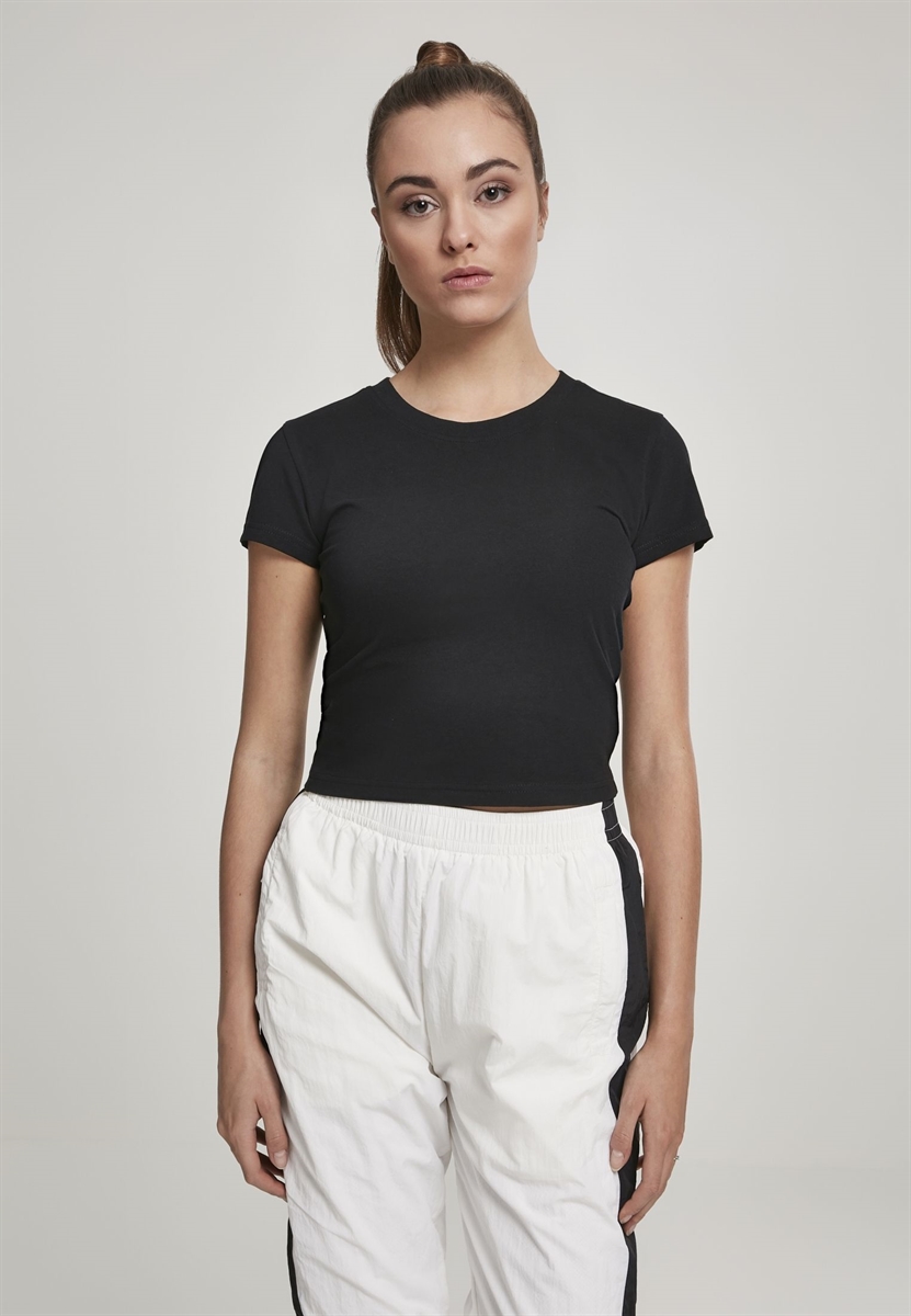 Urban Classics - Cropped Tee, Girl-Shirt