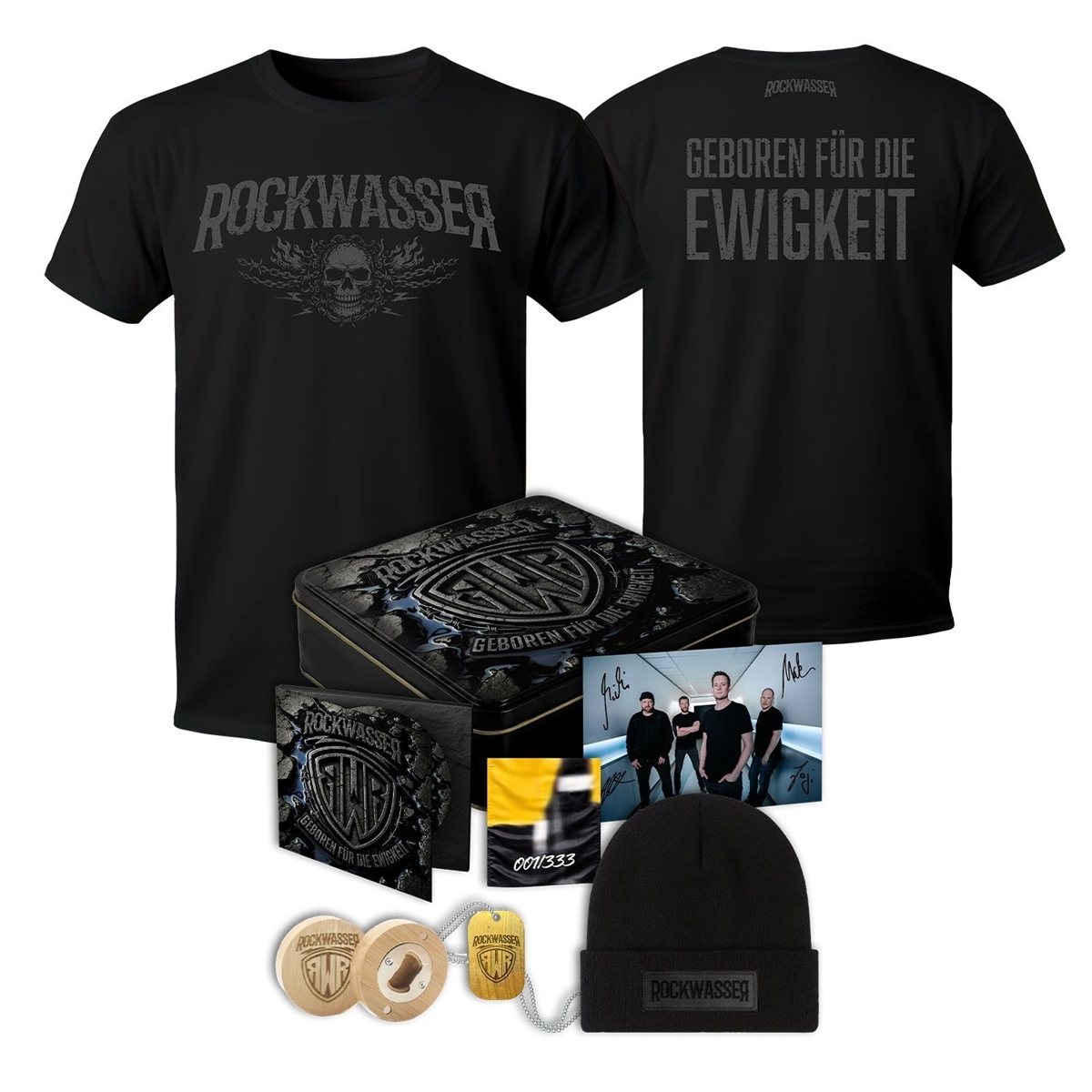Rockwasser - Geboren f�r die Ewigkeit, Shirt Bundle