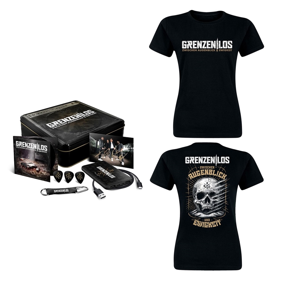 GRENZENLOS -  Zwischen Augenblick & Ewigkeit, Girl-Shirt Bundle