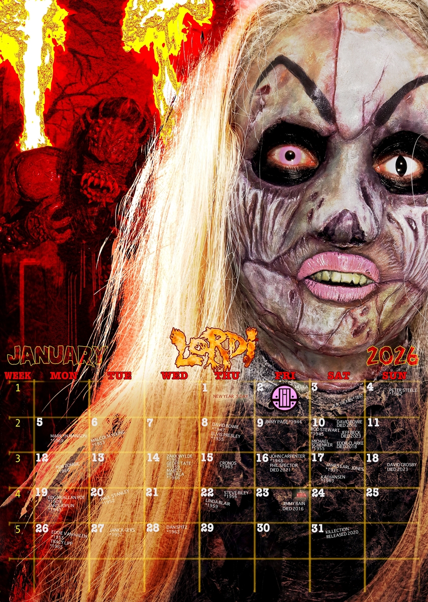 Lordi - Kalender 2026